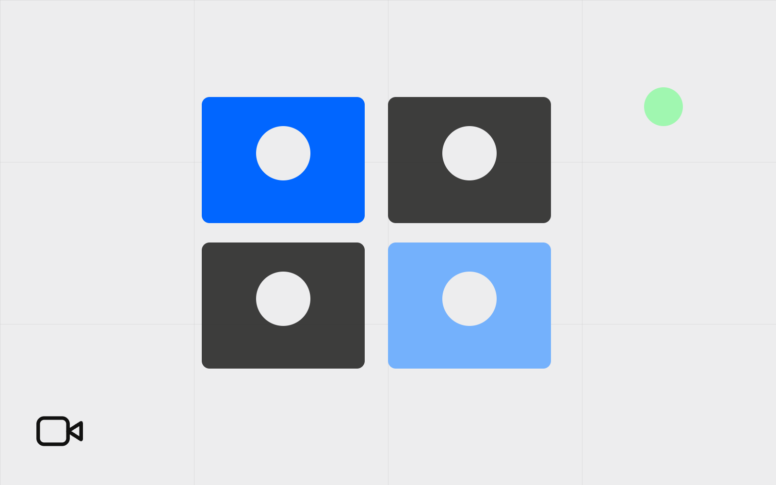 Abstract video call grid