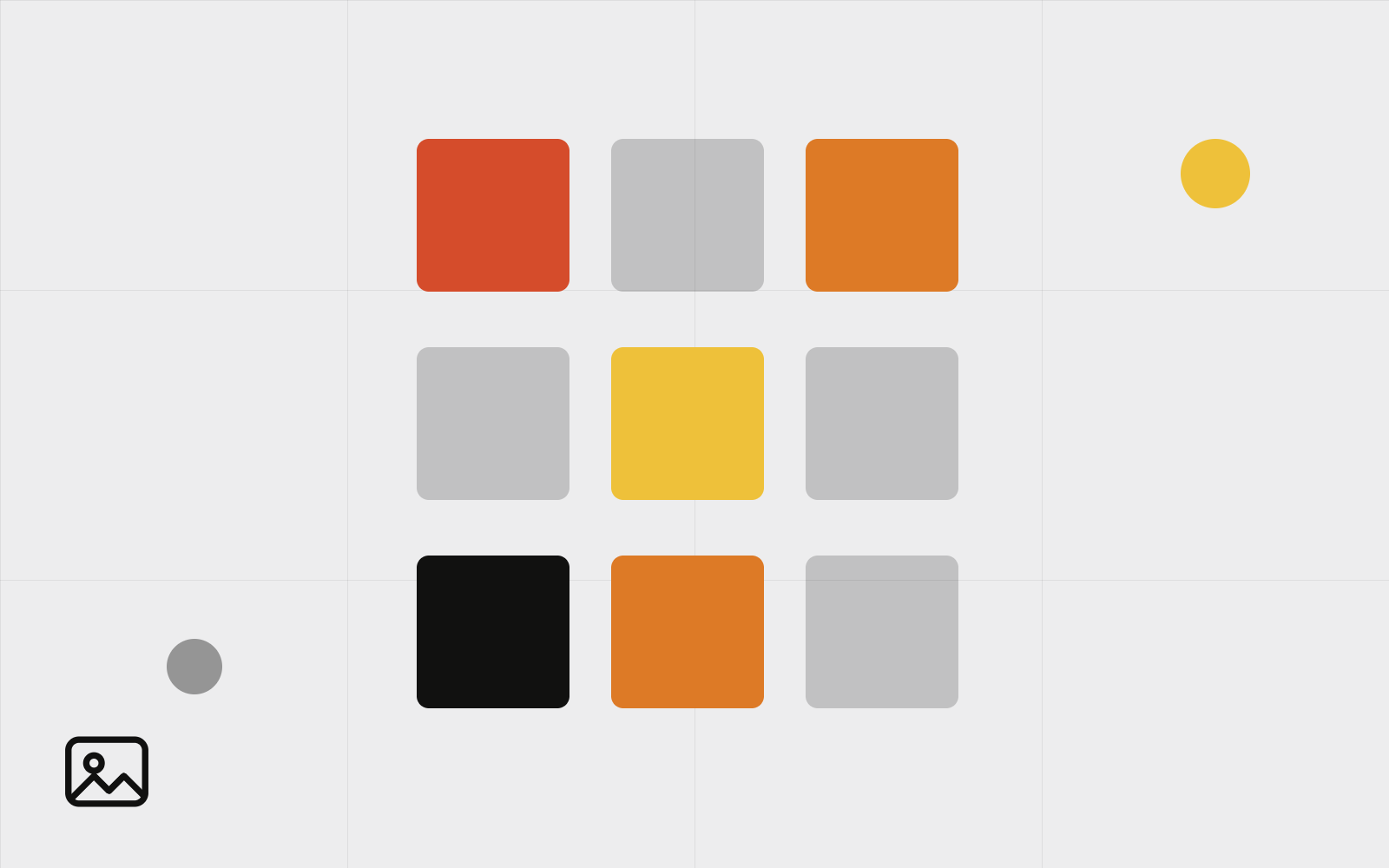 Abstract feed layout grid