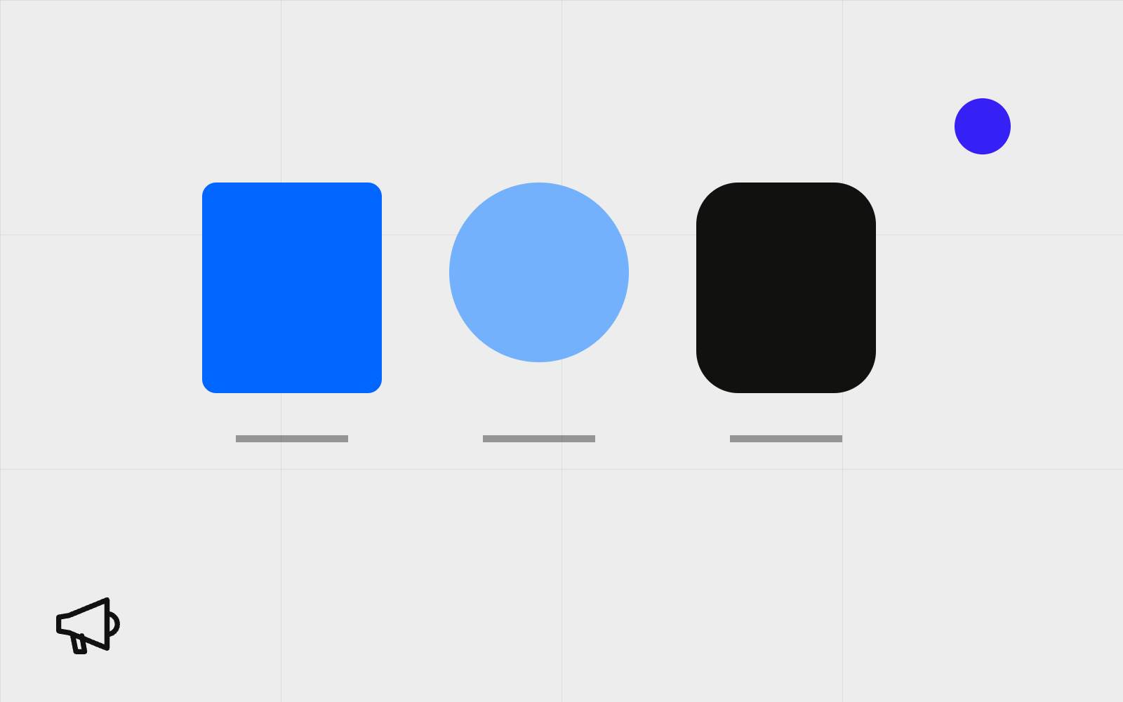 Abstract ad format tiles