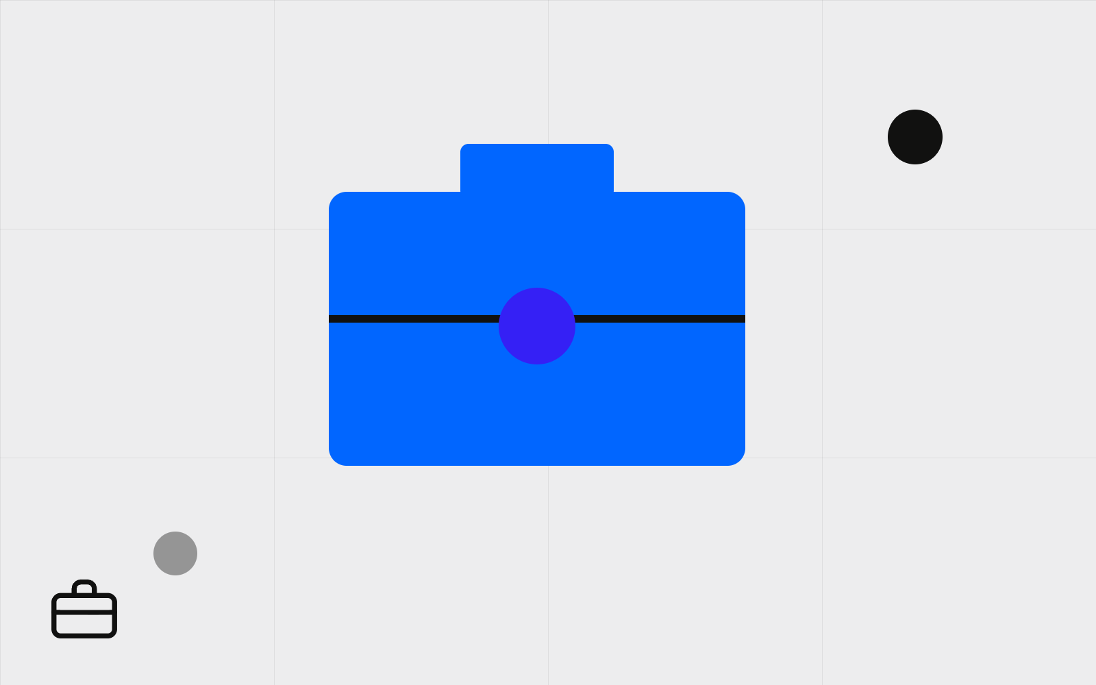 Abstract briefcase