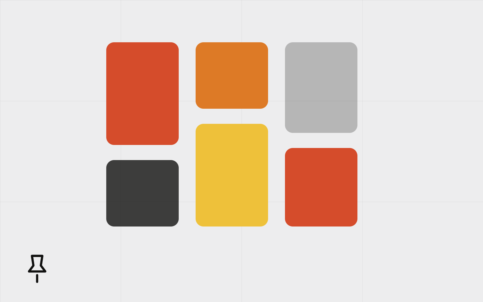 Abstract masonry grid with price tag