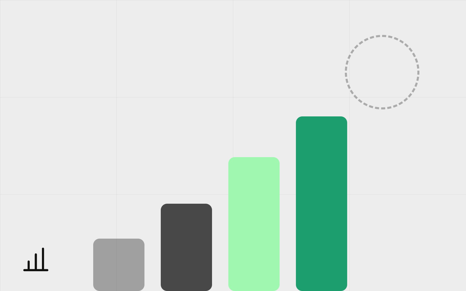 Abstract analytics bars