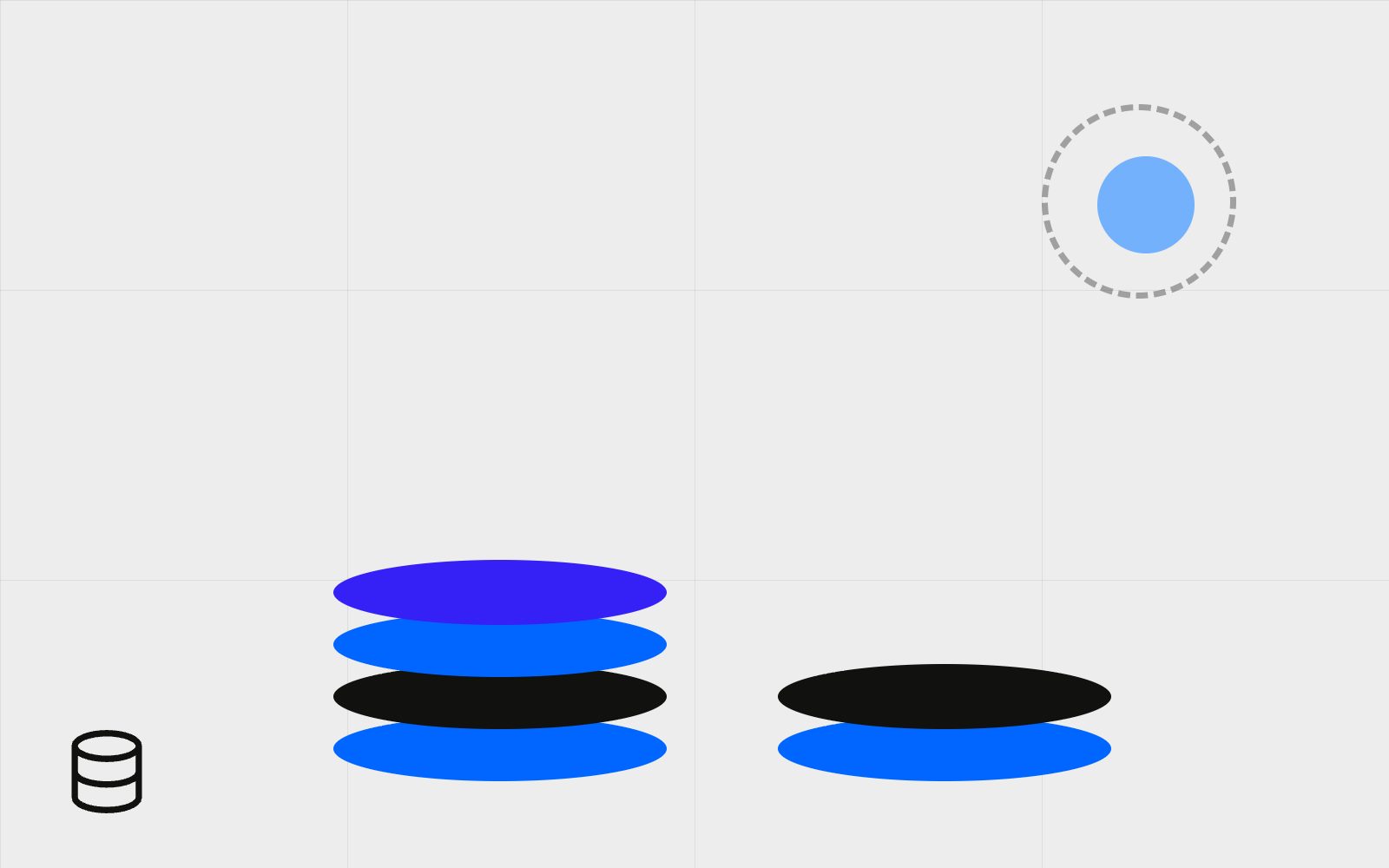 Abstract stacked coins