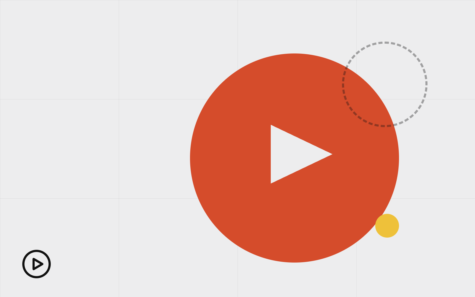Abstract play button